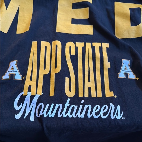 Black and Yellow App State Gameday T-shirt - Picture 2 of 4